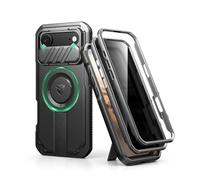 Dexnor for iPhone Air Case with Slide Camera Cover & Adjustable Kickstand & Privacy Screen Protector, Compatible with MagSafe, Rugged Shockproof Bumper Cases Heavy-duty Magnetic Protective Cover