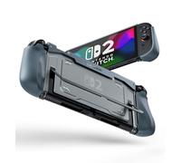 Dexnor for Nintendo Switch 2 Case 2025, Ultra-light Shockproof Dockable Cover with Non-slip Ergonomic Grip & Supports Stand Use Blue