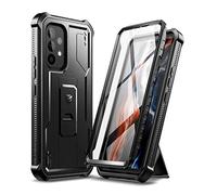 Dexnor for Samsung Galaxy A53 Case Built-in Screen Protector and Kickstand 360 Full Body Heavy Duty Military Grade Protection Shockproof Protective Cover for Samsung Galaxy A53 - Black