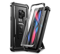 Dexnor for Samsung Galaxy S9 Case Built-in Screen Protector and Kickstand 360 Full Body Heavy Duty Military Grade Protection Shockproof Protective Cover for Samsung Galaxy S9 - Black