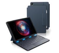 Dexnor for Samsung Galaxy Tab A9+ Plus Case with Keyboard, Ultra-light Magnetic Folio Keyboard Cover with Multi-touch Trackpad Backlit Stylus Holder for 11" Samsung Galaxy Tab A9+ Plus (2023), Blue