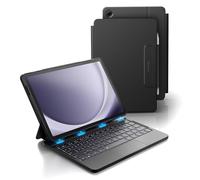 Dexnor for Samsung Galaxy Tab A9+ Plus Case with Keyboard, Ultra-light Magnetic Folio Keyboard Cover with Multi-touch Trackpad Backlit Stylus Holder for 11" Samsung Galaxy Tab A9+ Plus (2023), Black