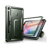 Dexnor for Samsung Galaxy Tab S6 Lite Case, [Built in Screen Protector and Kickstand] Heavy Duty Military Grade Protection Shockproof Protective Cover for Samsung Galaxy Tab S6 Lite - Green