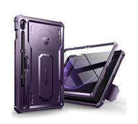 Dexnor for Samsung Galaxy Tab S9 FE Case, [Built in Screen Protector and Kickstand] Heavy Duty Military Grade Protection Shockproof Protective Cover - Purple