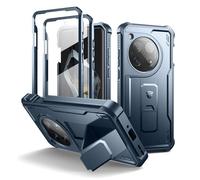 Dexnor Full Body Case for OnePlus 12【Double front frame & Kickstand 】, Bumpershock Technology Drop Protection Rugged Phone Cover Shockproof Protective Bumper Case - Blue