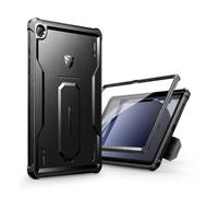 Dexnor Full-body Case for Samsung Galaxy Tab A9+ Plus 10.9 inches (2023), Heavy Duty Rugged Shockproof Dual Layer Bumper Protective Cover with Built-in Screen Protector & Kickstand - Black