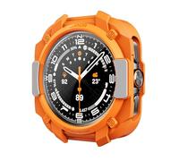 DEXNOR Rugged Armor for Samsung Galaxy Watch Ultra Case 47mm 2025/2024, Durable Shockproof TPU Bumper Cover for Outdoor Adventure，Orange White