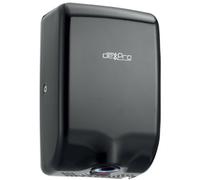 Dexpro Feisty Compact Hand Dryer: 1Kw Matt Black - Stainless Steel