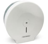 Dexpro Mini Jumbo Toilet Roll Dispenser with Safety Locking and High Impact ABS Case: White