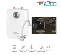 Dexpro Vented Water Heater: Undersink With Mixer Tap And Hoses