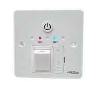 DeXpro WiFi Smart Fused Spur Switch, 13A, 2.4GHz, Compatible with Alexa and Google Assistant, White