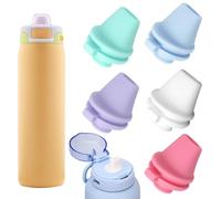 Dexprosy 5 Pack Bite Valve Replacement Compatible with Ello Cooper 18/22/32/40oz Water Bottle Accessories - Silicone Spout Mouthpiece, Easy Lid Replacement Parts