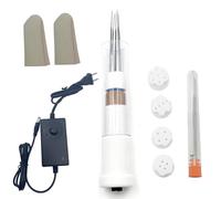 Dexprosy Electric Felting Needle Machine Kit - Wool Felting Tool with 1-7 Needles, Variable Speed Control for Felted Animals, Easy Needle Change, Quick Felting, DIY, and Craft Projects (White)