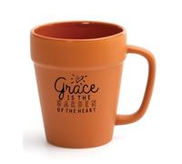 Dexsa Grace Is The Garden Designer Flower Pot Mug, 14oz