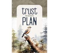 DEXSA Trust In God's Plan Wood Frame Wall Plaque 4"x6" | Made in the USA | Wonderful Gift | Inspirational Sentiment | Metal Hanger and Easel on Back | Self-Standing or Wall Hanging