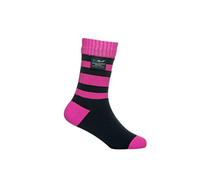 Dexshell Kids Smart Socks - Pink Stripe, Size 9 - 12