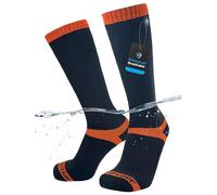 DexShell Hytherm Pro Socks - Black Tangelo stripe L