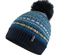 DexShell Unisex Fair Isle Waterproof Bohemian Fleece Lined Bobble Hat - Blue