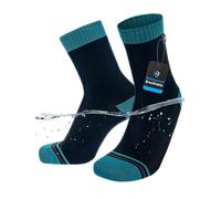 DexShell Waterproof Everyday Socks - Breathable Membrane Over-the-Ankle Socks for Walking, Commuting & Wet Weather Protection - JBB Black, Unisex X Large