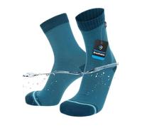DexShell Waterproof Everyday Socks, Quarter Crew, SNB Blue, Unisex MD