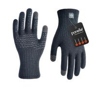 DexShell Waterproof Knit Gloves UltraFlex 2.0 for Men & Women - Lightweight, Touchscreen, Wet-Grip for Running Hiking Commuting Ride - Spring & Fall Use, Black MD