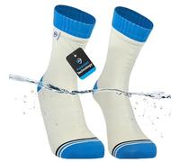 DexShell Waterproof Socks for Men & Women, Hiking Walking Outdoor Gear in Cold Wet Weather, DEXDRI Inners with Breathable PFOA-free Membrane, Unisex SM, VNW White