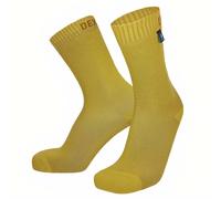 Dexshell Waterproof Ultra Thin Bamboo Crew Sock: Sunset Yellow: M Colo