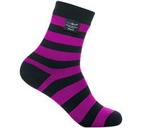 Dexshell Women's Bamboo Waterproof & Breathable Socks Black/Pink Large Size 9-11