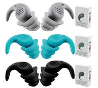 Dexspoeny 3 Pairs Noise Cancelling Earmuffs for Sleeping, Hearing Flexible Silicone for Sleep, Reusable Concerts, Earplugs, Travel, Learning, Loud Noise Earmuffs