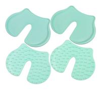 Dexspoeny 4Pcs Shot Pain Reducer Set, Reusable Shot Pain Blocker Device, Lightweight Shot Blocker for Injections for Kids and Adults(Light Green)