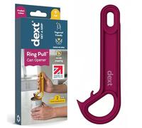 Dext - Ring Pull Can Opener, Pop Can Opener for Seniors, Arthritis, and Parkinson’s, Easy Open, Ergonomic Handle with Comfortable Grip. Perfect for Drinks, Pet Food, and More (Mulberry)