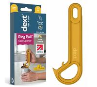 Dext - Ring Pull Can Opener, Pop Can Opener for Seniors, Arthritis, and Parkinson’s, Easy Open, Ergonomic Handle with Comfortable Grip. Perfect for Drinks, Pet Food, and More (Apricot)
