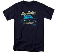 Dexter Bay Harbour Moonlight Fishing T Shirt & Stickers(Medium)