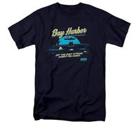 Dexter Bay Harbour Moonlight Fishing T Shirt Top Sweatshirt Short Sleeve Black M