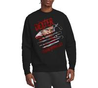 Dexter Blood Never Lies Crew Sweatshirt, Black, XX-Large