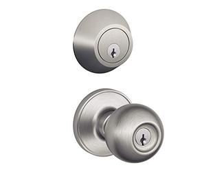 Dexter by Schlage JC60VJ54VCNA630 Corona Combo Kit, Satin Stainless