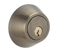 Dexter by Schlage JD60609 Single-Cylinder Deadbolt, Antique Brass by Schlage Lock Company