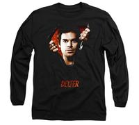 Dexter - Dexter (Hall) Body Bad Mens Long Sleeve T Shirt, Black, XX-Large