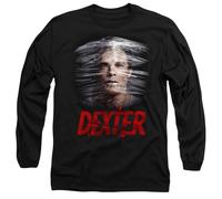 Dexter - Dexter (Hall) Plastic Wrap Mens Long Sleeve T Shirt, Black, Medium