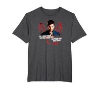 Dexter Good or Bad T-Shirt, Men's Big and Tall, Dark Heather Grey, 4X Tall