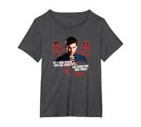 Dexter Good or Bad T-Shirt, Women's Plus, Dark Heather Grey, 2X