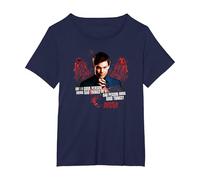 Dexter Good or Bad T-Shirt, Women's Plus, Navy Blue, 1X