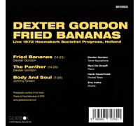 DEXTER GORDON - FRIED BANANAS NEW CD