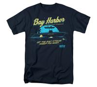 Dexter - Moonlight Fishing - Adult Unisex Short Sleeve T-Shirt - Blue