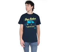 Dexter Moonlight Fishing Unisex T Shirt, Navy, Medium
