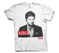 Dexter Officially Licensed Merchandise Killer T-Shirt (White), Medium