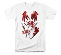 Dexter - Tools Of The Trade - Adult Unisex Short Sleeve T-Shirt - White