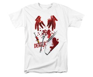 Dexter - Tools Of The Trade - Adult Unisex Short Sleeve T-Shirt - White