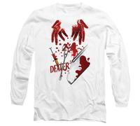 Dexter Tools of The Trade Mens Long Sleeve T Shirt, White, Small