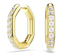 Dextera Hoop Earrings - female - Swarovski - Earrings - Yellow - ONE SIZE - Accessories ONE SIZE